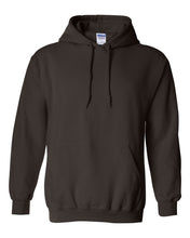 Load image into Gallery viewer, 8oz Brown Hooded Sweater 50/50 Cotton/Poly
