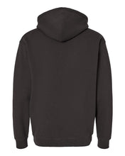 Load image into Gallery viewer, 10oz Black Hooded Sweater 70/30 Cotton/Poly
